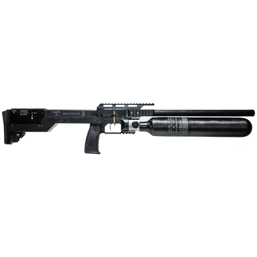 Пневматическая PCP винтовка ZBROIA Sapsan TAC-MC 550 / 700 black (Зброя Сапсан ТАК-МС черный)