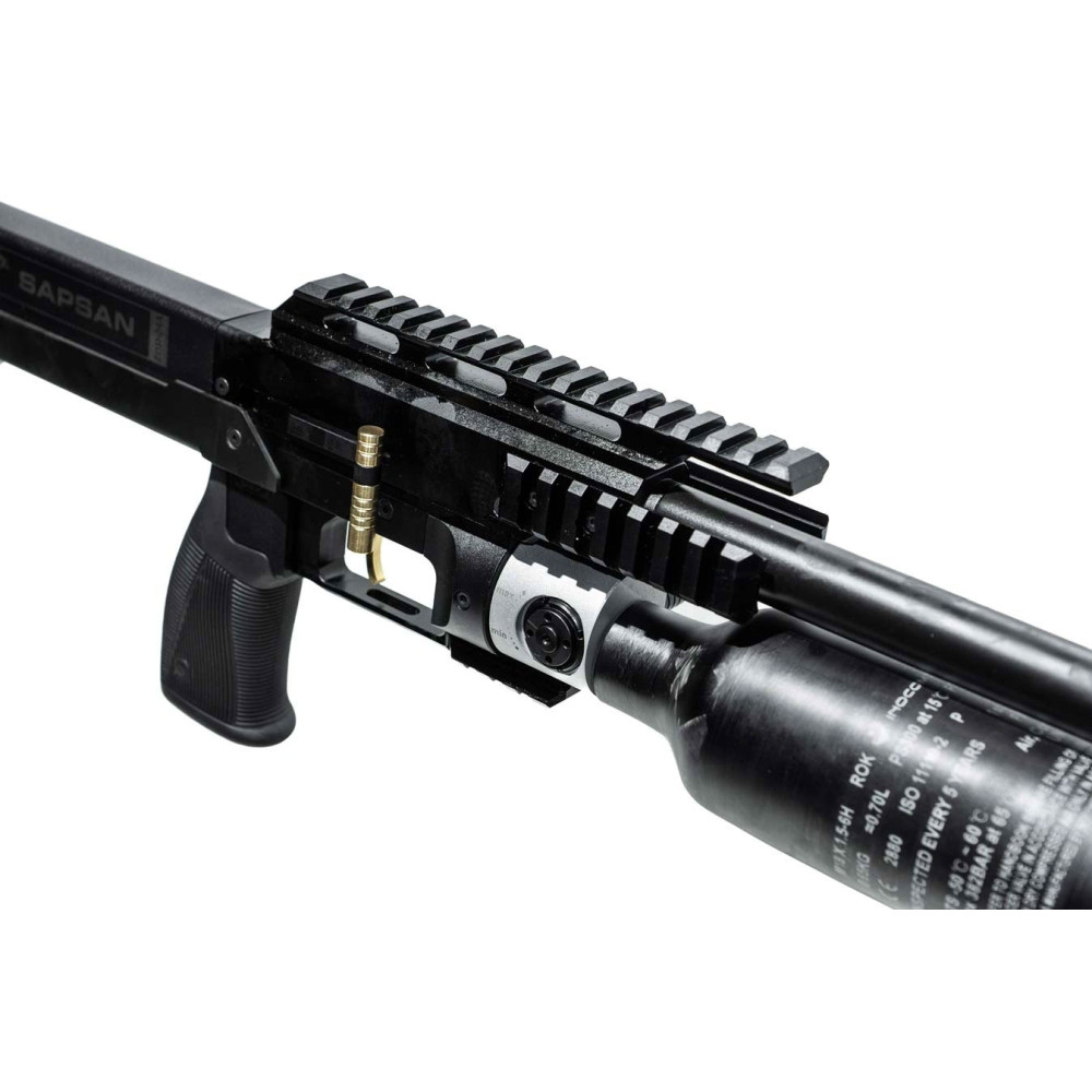 Пневматическая PCP винтовка ZBROIA Sapsan TAC-MC 550 / 700 black (Зброя Сапсан ТАК-МС черный)