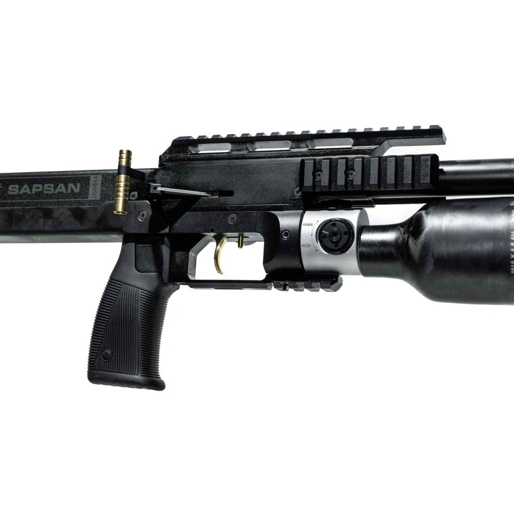 Пневматическая PCP винтовка ZBROIA Sapsan TAC-MC 550 / 700 black (Зброя Сапсан ТАК-МС черный)
