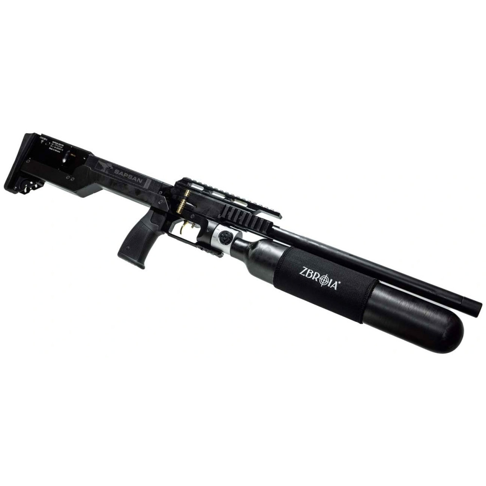 Пневматическая PCP винтовка ZBROIA Sapsan TAC-MC 550 / 700 black (Зброя Сапсан ТАК-МС черный)