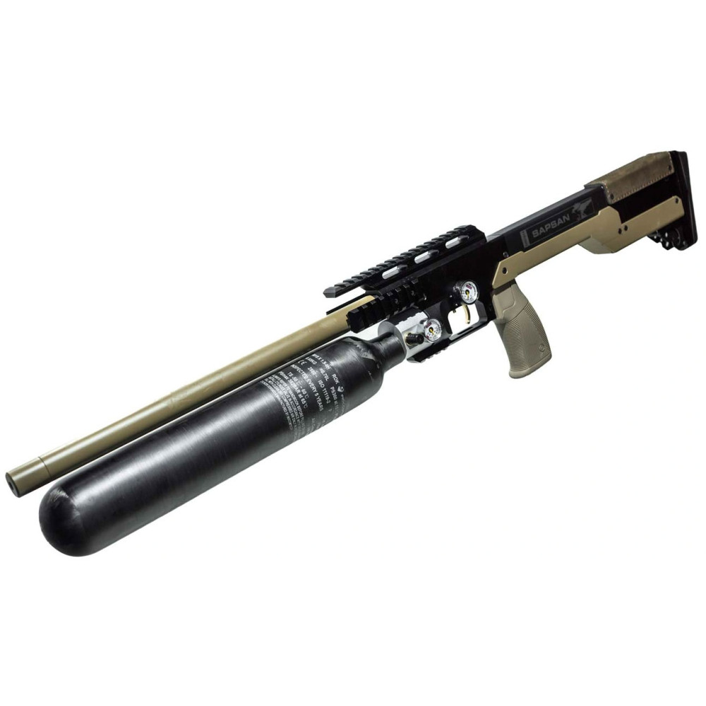 Пневматическая PCP винтовка ZBROIA Sapsan TAC-MC 550 / 700 coyote (Зброя Сапсан ТАК-МС койот)