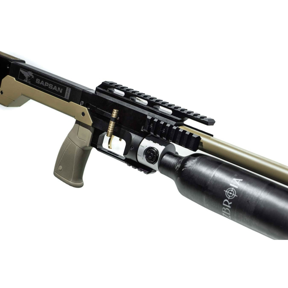 Пневматическая PCP винтовка ZBROIA Sapsan TAC-MC 550 / 700 coyote (Зброя Сапсан ТАК-МС койот)