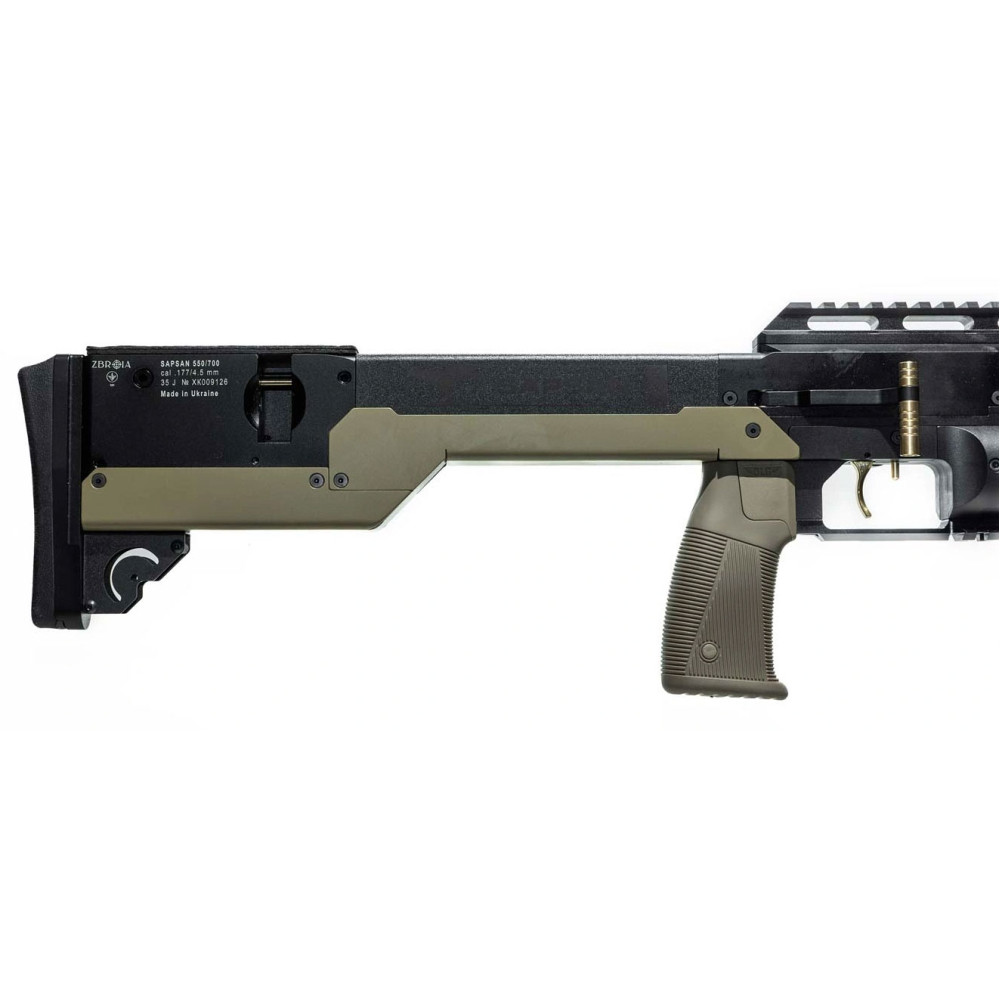 Пневматическая PCP винтовка ZBROIA Sapsan TAC-MC 550 / 700 coyote (Зброя Сапсан ТАК-МС койот)